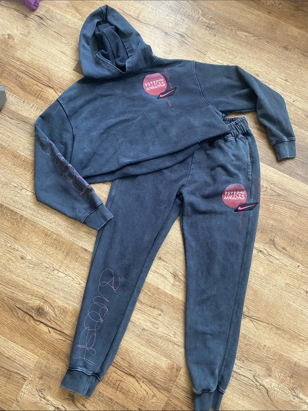 Nike Hoodie Pants Matching Set Womens Small